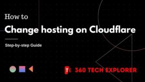 How to change hosting on Cloudflare