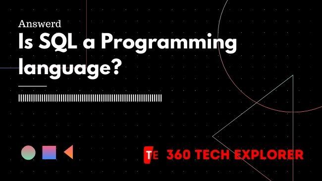 Is SQL a Programming language