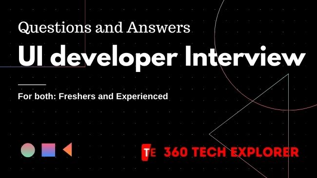 UI Developer Interview Questions and Answers