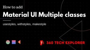 Material UI Multiple classes (usestyles, withstyles, makestyle)