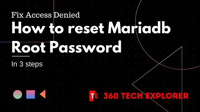 how to change mariadb root password